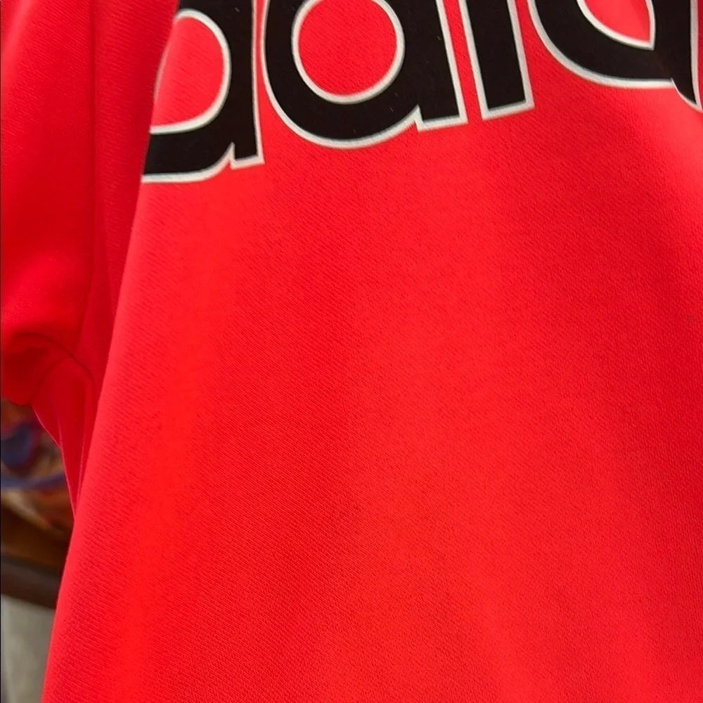Adidas Kids Red Top and Black Leggings Set